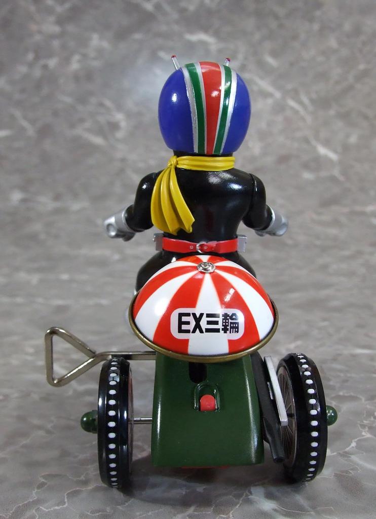 ART STORM EX Tricycle Rider Riderman Tricycle Figure "Kamen V3" B-Type Wind-Up