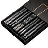 5 Pairs Japanese Chopsticks Sushi Sticks Korean Chopsticks Reusable Alloy Chop Sticks Kitchen Tableware Tool Accessories