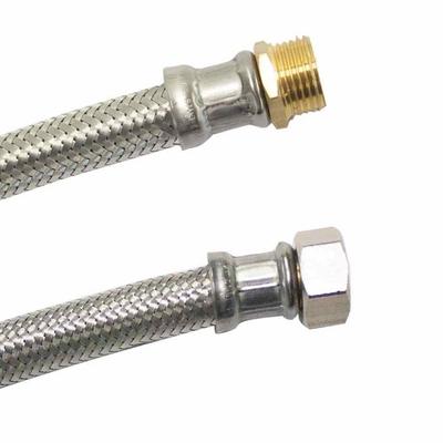 Stainless Steel Flexible Hose - KLASEBO - 1/2 Inch - DVGW - Stainless Steel Sheath - Silicone Tube