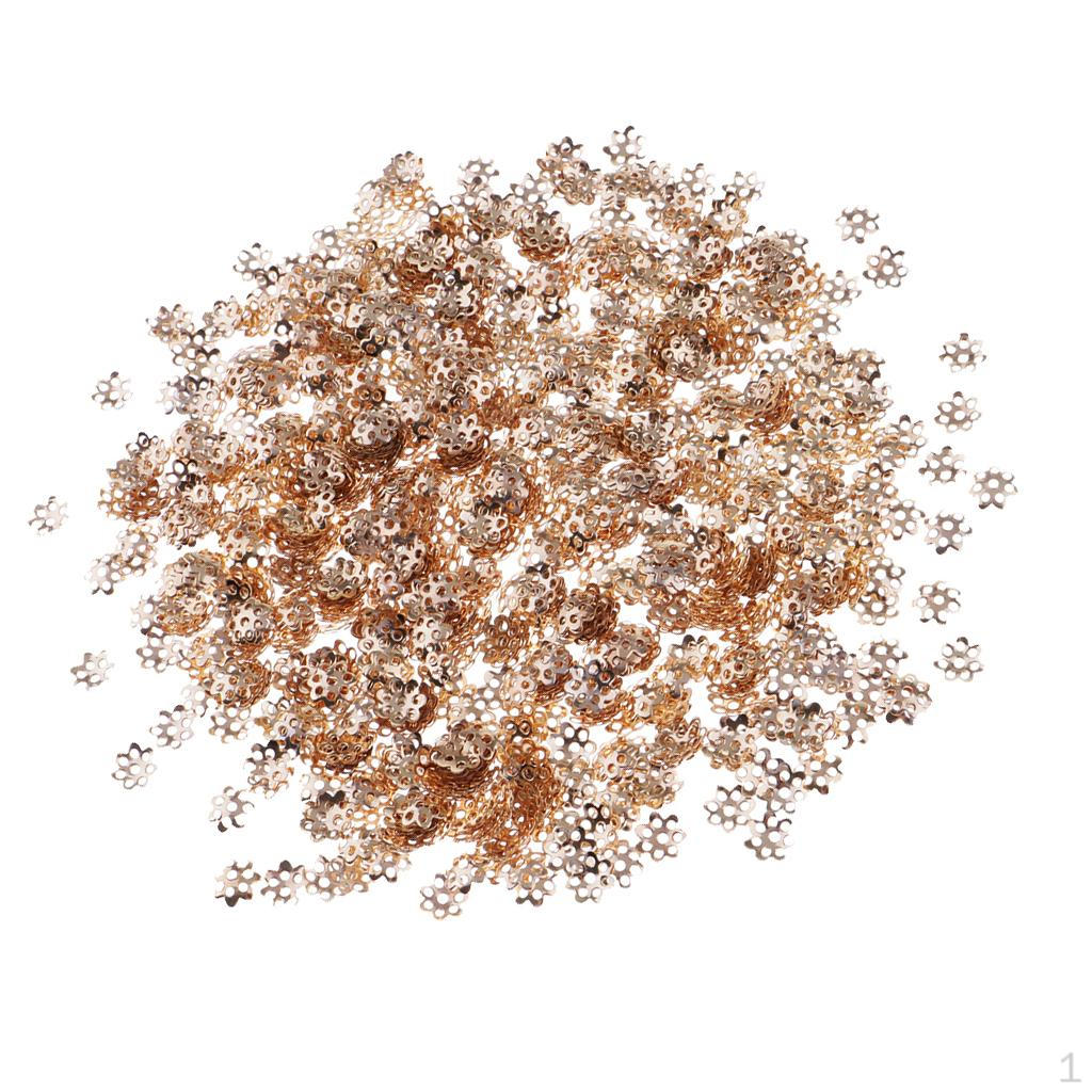 

1000 Piece Bead Caps Jewelry Making Accessories Findings 7mm