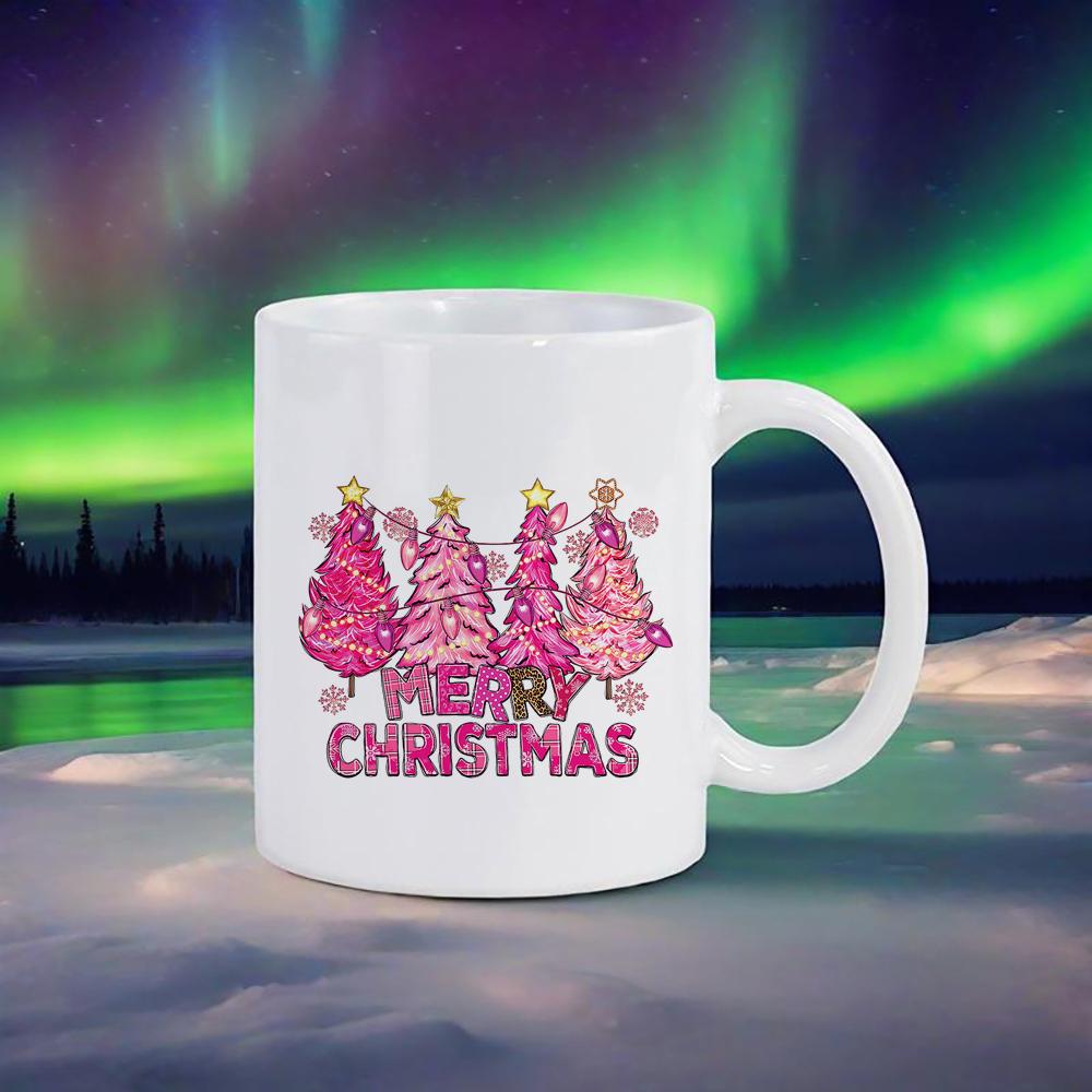 Christmas LOVE Pattern Mug Snowflake Coffee Mugs Cute Snowman Water Cup Tea Cups Beer Breakfast Cup Funny Drinkware Ceramic Bar