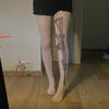 Punk Printed Long Socks Women's Sweet Cool Japanese Style Stockings Pantyhose Seasonal JK Socks Legs Warmers Sexy Accessories