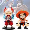 Adorable One Piece Mini Figure Collection Featuring Laughing Ace And Yamato For Enthusiasts