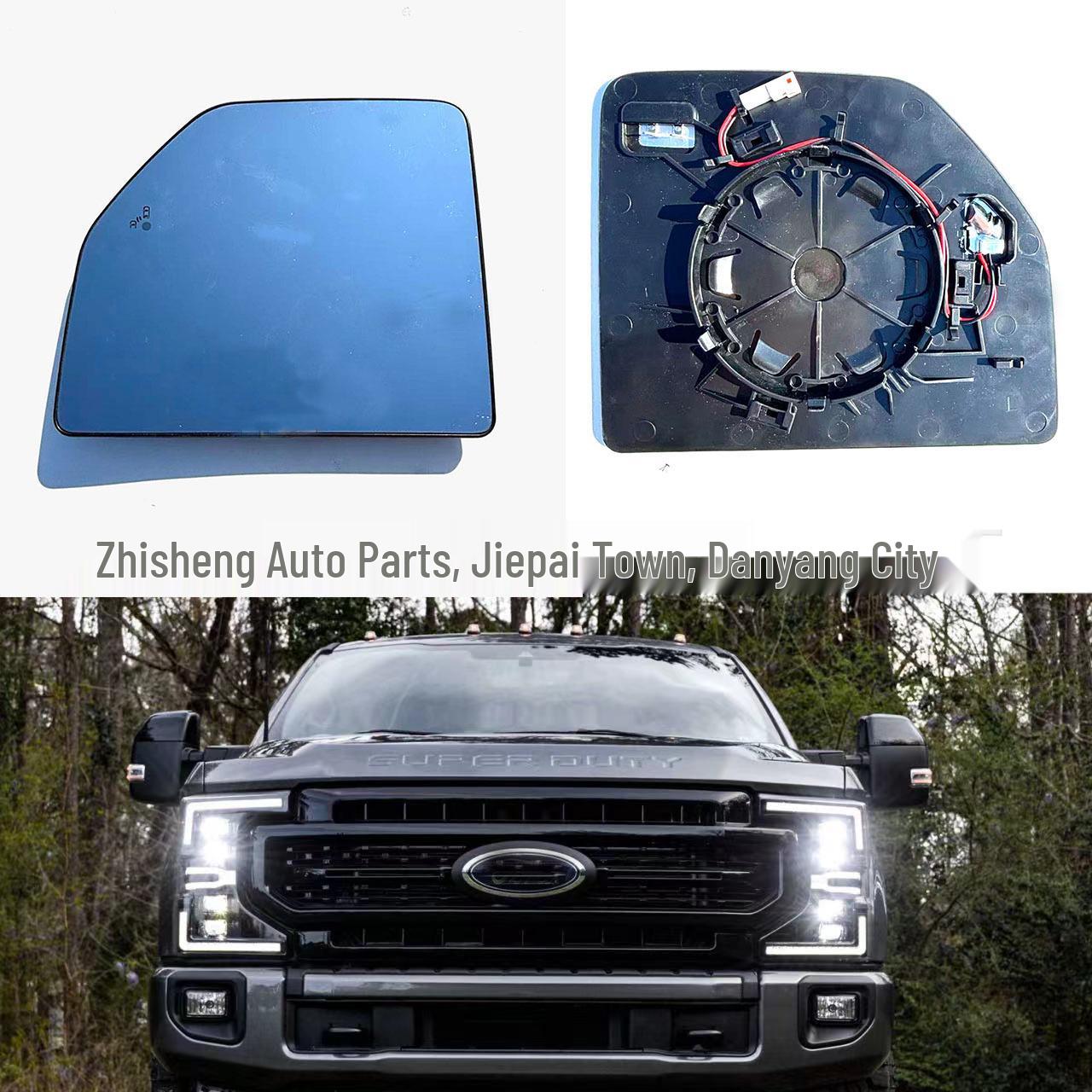 Blind Spot Heaters for 15-20 Ford F150 & 17-22 F250-F550 Rearview Mirrors Heating left