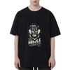 Crewneck T Shirt Black Tiger With Crown And You Cant Handle The Truth Graphic Print For Casual Wear
