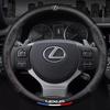 Pokrowiec na kierownicę z włókna węglowego do samochodu Dla Lexus F Sport ES200 ES260 ES300 RX300 LS500h GS300 IS300 CT200h NX300 LX570 GX460 HS