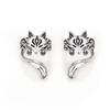 Cute Fox Ear Ear Clip Women's New Retro Fashion Creative Small Animal Earrings Earclip Jewelry