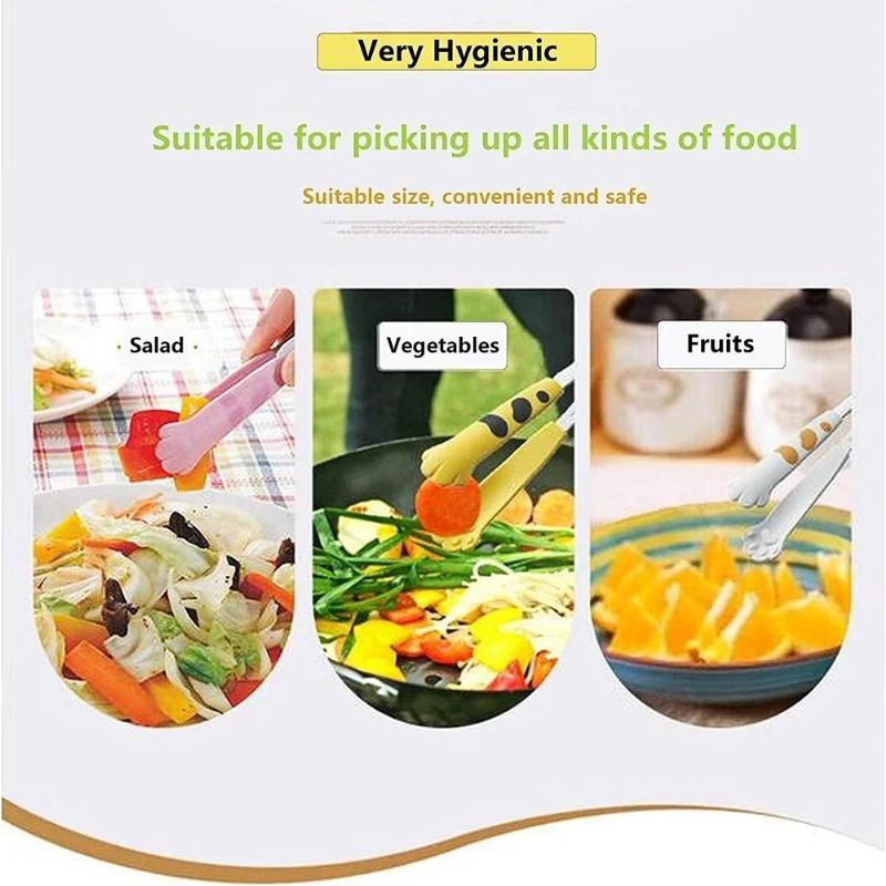 Creative Cat Paw Shaped Food Clip, Heat-Resistant Barbecue Clip, Household Bread Baking Clip, Kitchen Tool