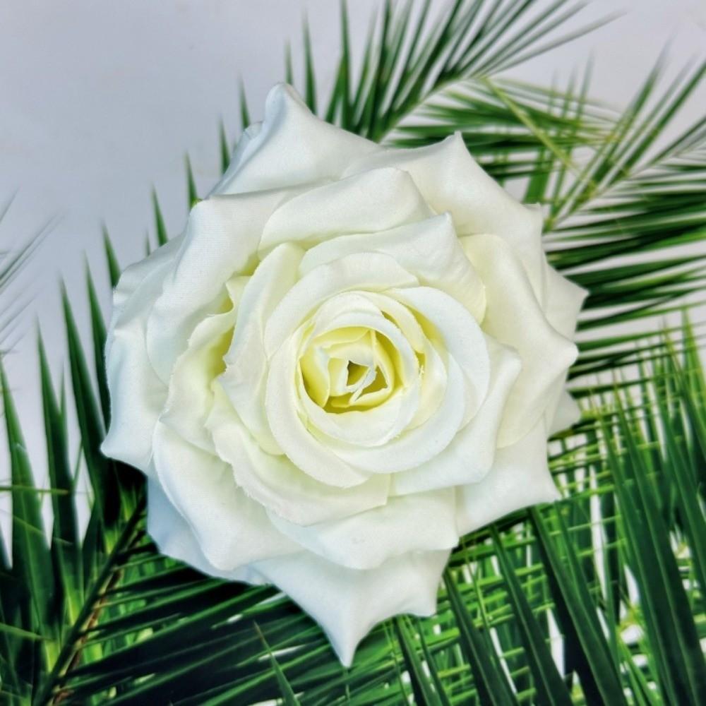 

New 10 cm Artificial Rose Flowers Pink Simulated Artificial Faux Plants Silk Fake Flower Bridal Accessories белый
