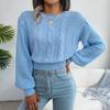 Women's  Winter Top  Style Casual  Sleeve Knitted Sweater