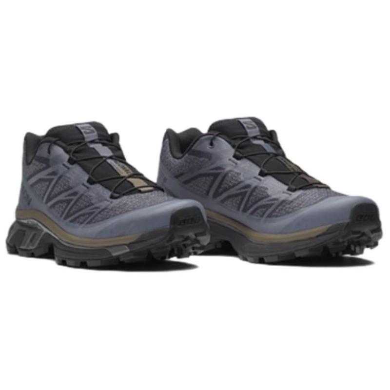 SALOMON XT 6 Abrasion Resistant Breathable Support Low Top Outdoor Shoes Unisex Blue Gray Sneakers 478739
