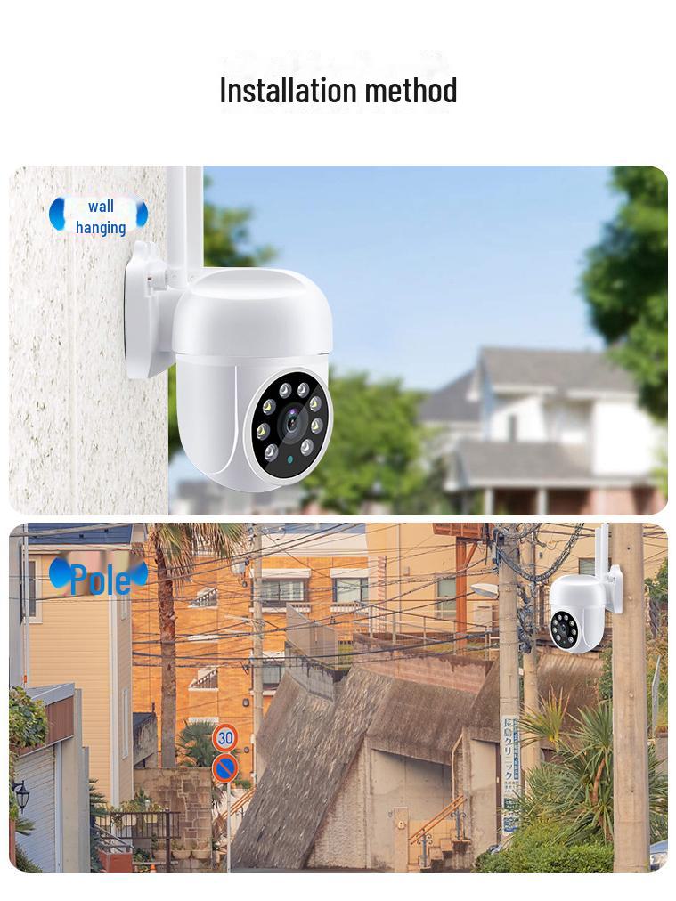 360° HD Panoramic Night Vision Outdoor Wireless Camera with Mobile Remote Access