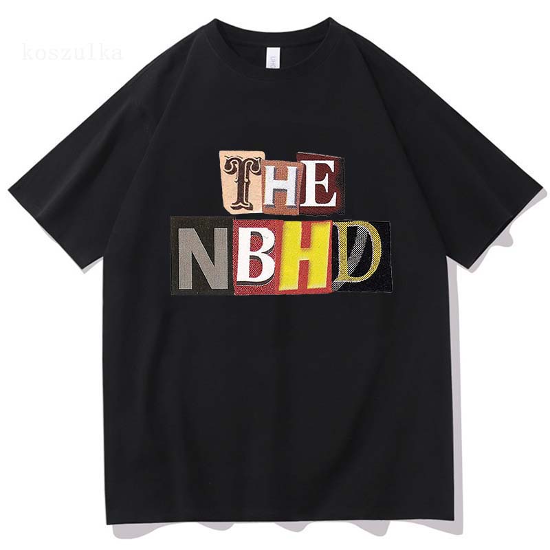 Wiped Out Album Printing Tshirts The Neighbourhood NBHD Band T-shirt Cotton High Quality Summer Tee-shirt Women Men Clothes S