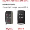 Metal Car Remote Key Cover Case Holder shell Styling Fob For Land Rover RangeRover Sport Evoque Freelander Velar Discovery LR5