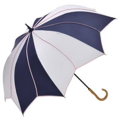 Large Star Flower Long Difficult To Get Piping X Light Umbrella, Motif, Umbrella, Deep, Wet, (Navy Gray)