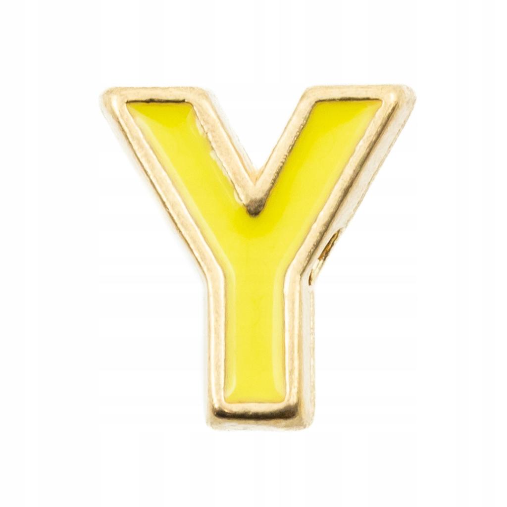 Letter Alphabet Colorful Jewelry Pendant Letter Y