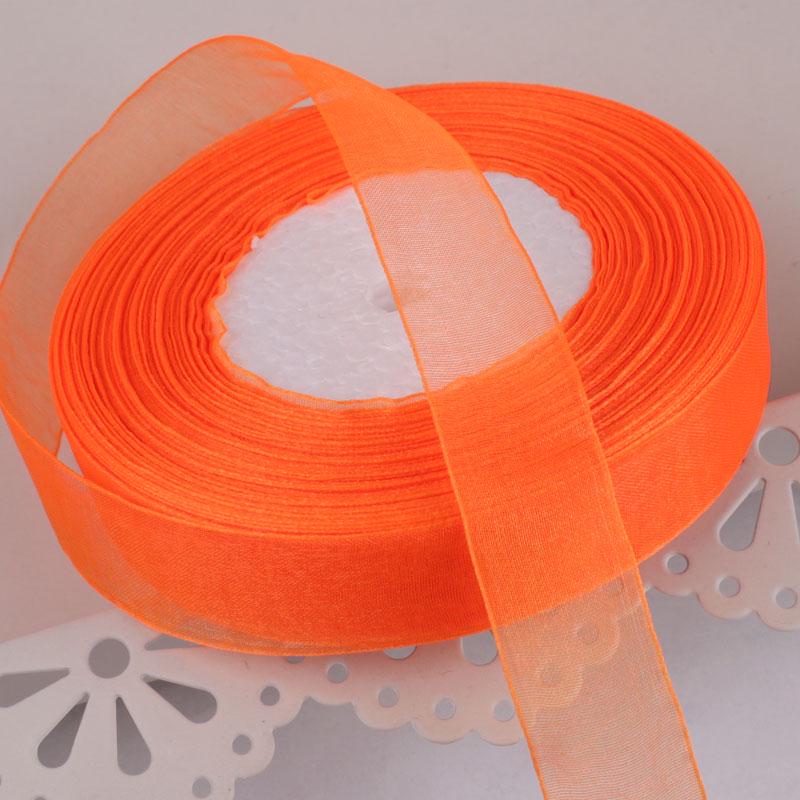 2cm Transparent Gauze Ribbon for Gift Boxes, Cake Decorations, Headbands, and Dance Streamers