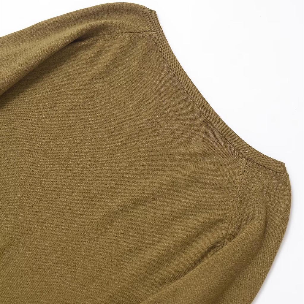 Spring 2025 Women's Fine-Knit Basic Sweater