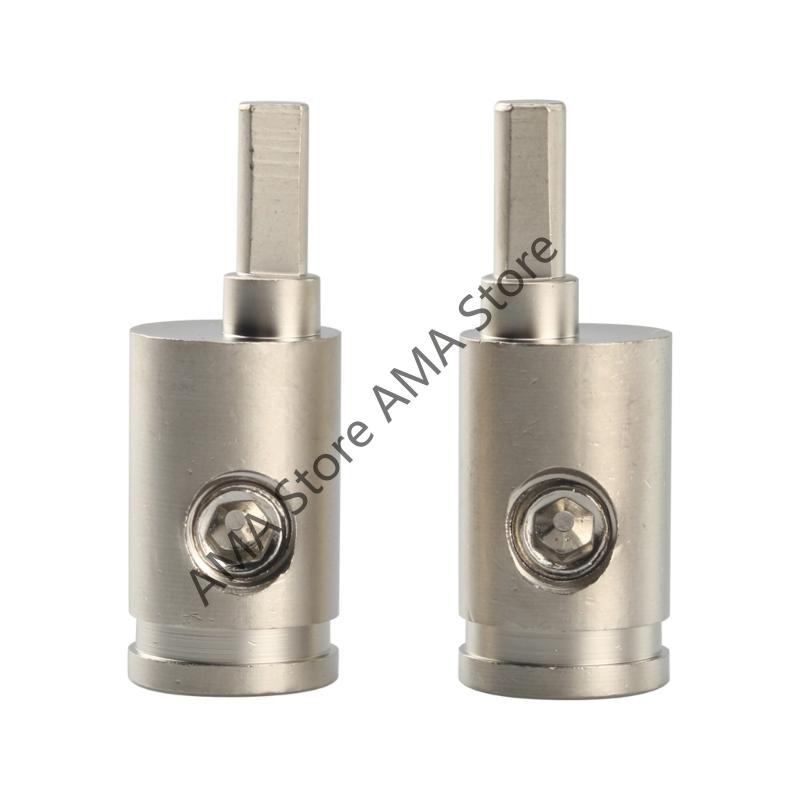 X7JF Редукторы клемм усилителя Латунные Автозвук Латунный разъем для провода Автозвука