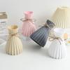 Creative Hemp Rope Closure Simulation of Flower Arrangement and Ceramic Plastic Vase