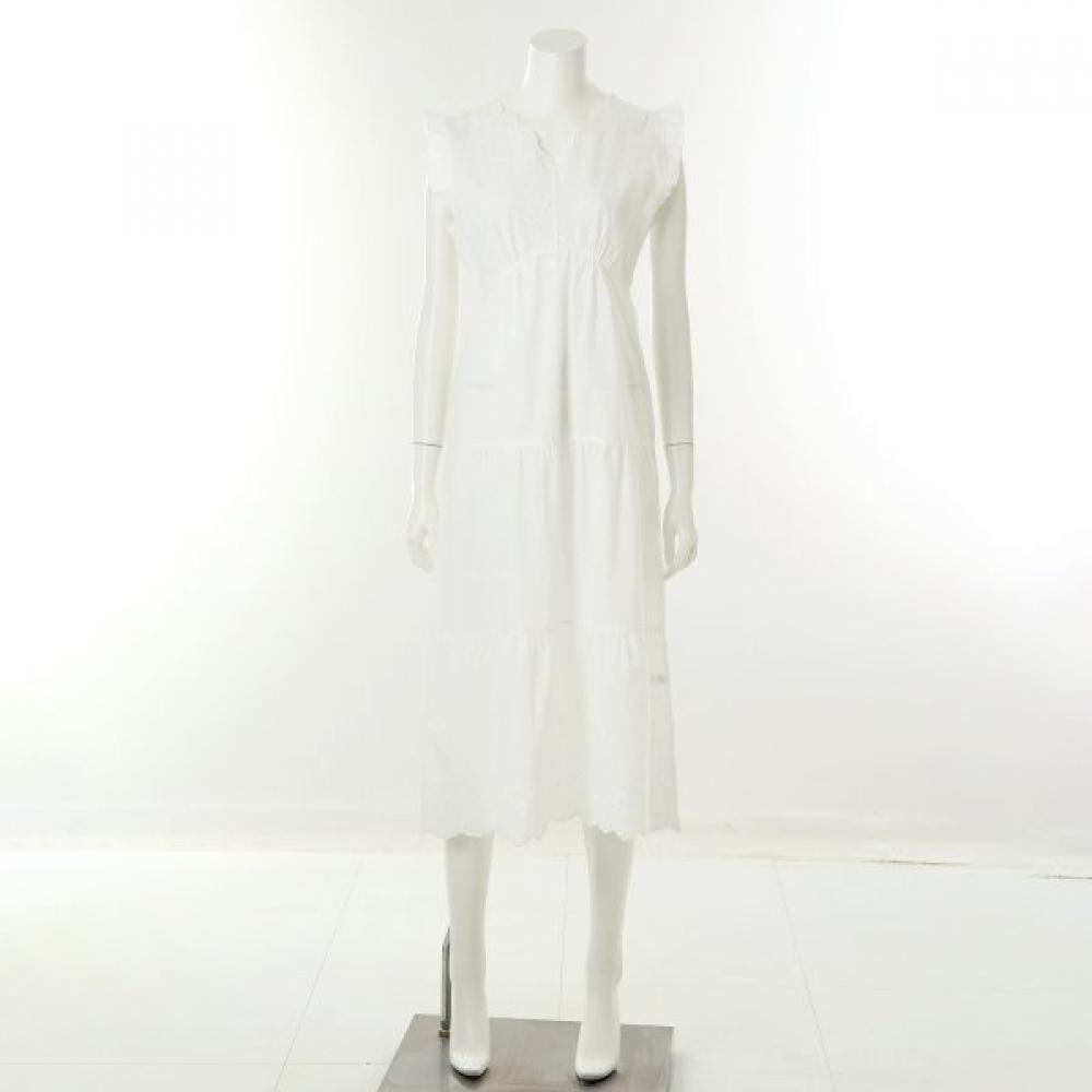 Venus Solid Lace Sleeveless Dress Pajamas Vgna209 Ivory/85