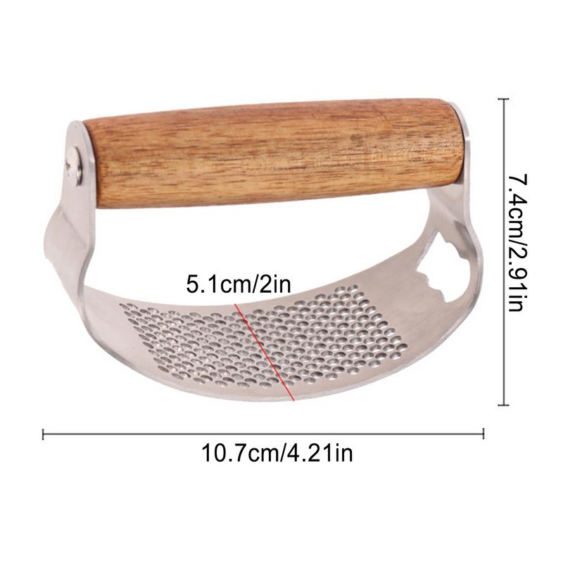 Knoblauchpresse Zerkleinerer Edelstahl Manuell Knoblauchhacker Zerkleinern Knoblauchwerkzeug Obst Gemüse Werkzeuge Küchenzubehör Gadget