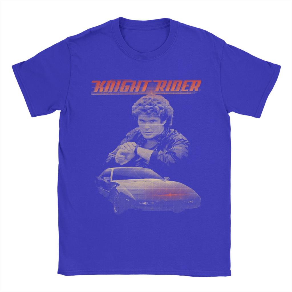 Unisexs TShirt KITT Knight Rider Vintage 100 Cotton Tee Shirt Short Sleeve T Shirts Crew Neck Tops 6XL