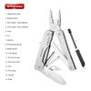 ROXON S803 Flash 16-in-1 Multitool, Multifunktionszange, Klappmesser, Multi-Zange, mit Feuerstarterstab, für Outdoor-DIY, Bergsteigen,