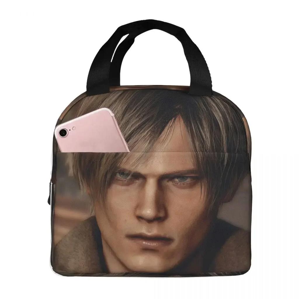 Leon Kennedy Insulated Lunch Bag for Women Office Cooler Thermal Food Box Tote Portable Lunch Boxes Container