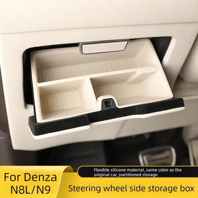 Suitable for Denza N8L N9 Steering Wheel Side Storage Box Storage Box Car Interior Accessories