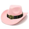 New fashion bull head accessories peach top top hat personalized grassland Tibetan western cowboy hat versatile cowboy hat