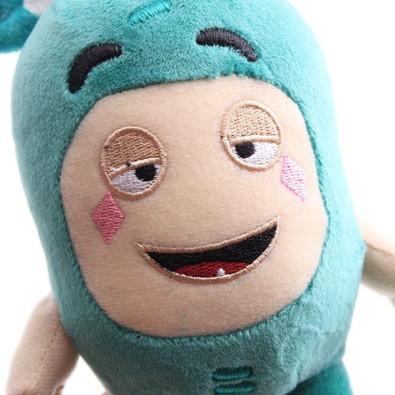 Oddbods 18cm Plush Soft Cuddly Toy Newt Bubbles Pogo Zee Jeff Fuse Slick Plush