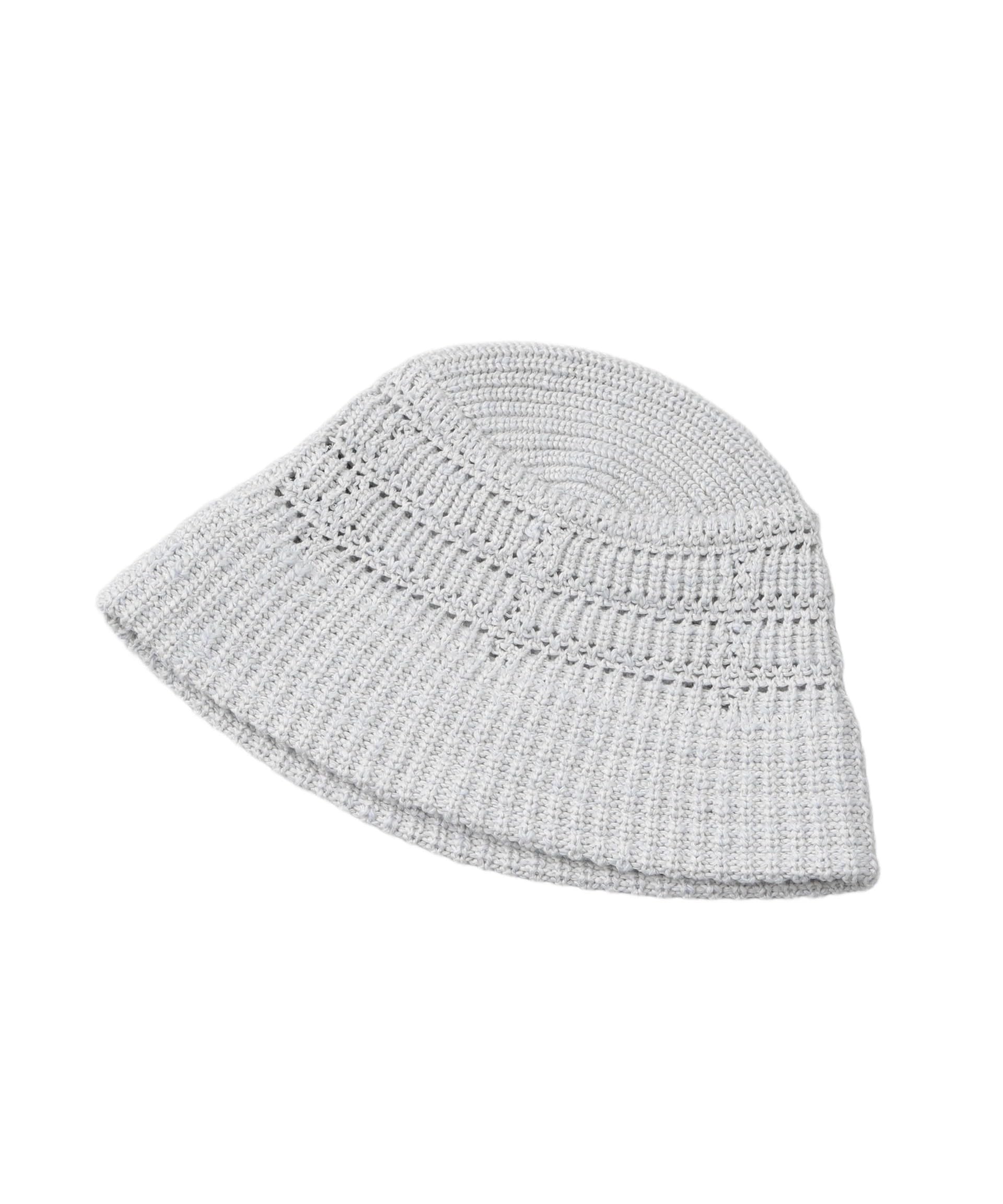 

[Nano Universe] Шляпа RACAL Специальный заказ Сетчатая линия Вязаная панама Мужская F 021 Светло-серая 670-5139046