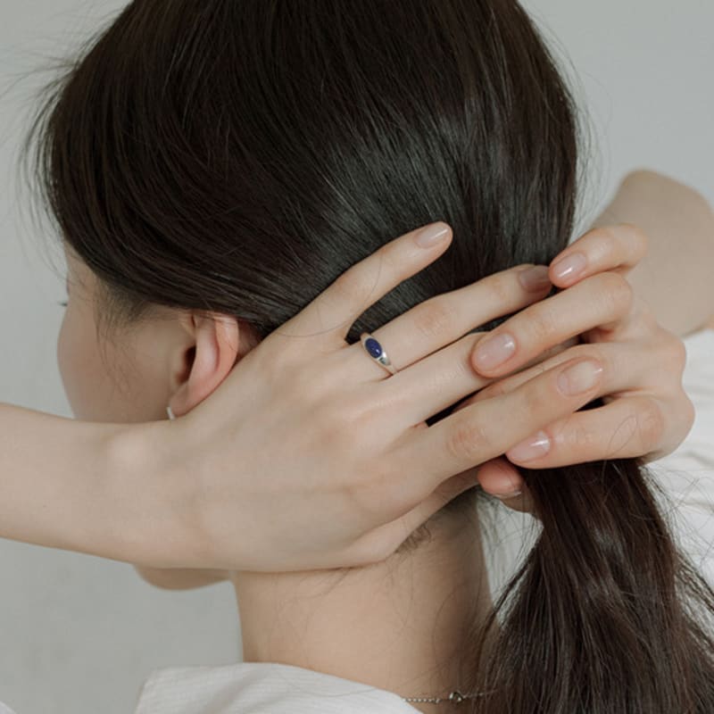 Pinaf Uovo Ring _ Navy