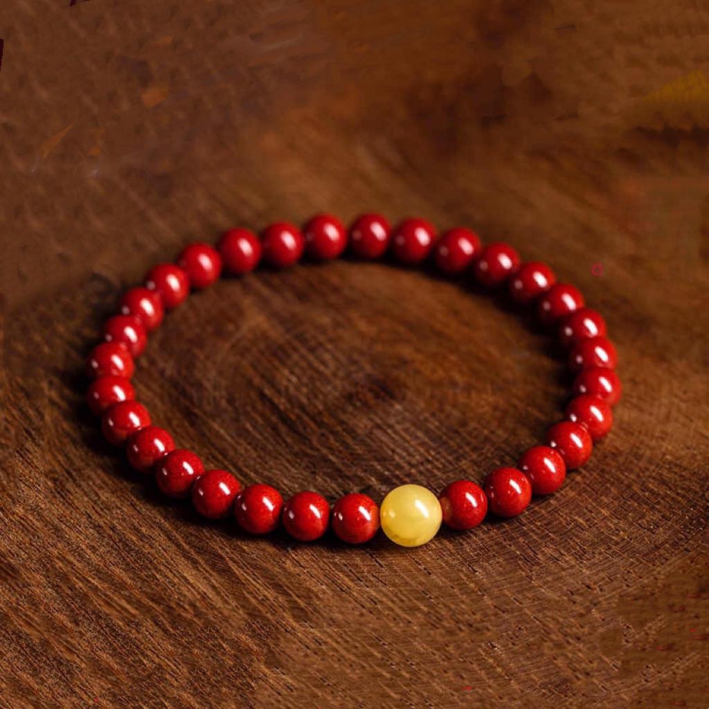 2025 Trendy Crystal Bracelet: Imitation Agate & Southern Red Original Gift