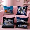 F-Fast And F-Furious R-R34 Cushion Cover Plush Fabric Soft Double-Sided Printed Sofa Warm Winter Home Gift Pillow Cover