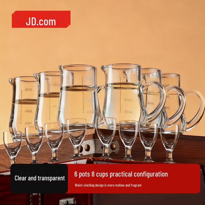 Jingdong Glass Teapot and Cup Set