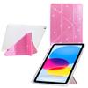 Applicable to iPad Pro 11 tablet leather case, Samsung Tab S9FE glitter three-fold bracket anti-drop case Xiaomi 7