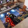 Custom Name Text Crystal Velvet Rug,Miraculous Ladybug Soft Plush Decorative Non Slip Floor Carpet