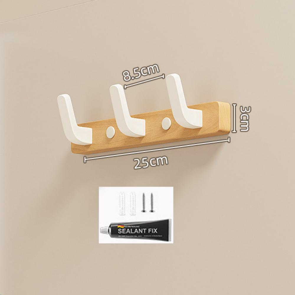 Punch-Free Wall Hook Nordic Style Coat Rack Key Bag Hanger Clothes Hanger Bedroom