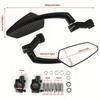 Universal Bike Handlebar Rear View Mirrors 360° Rotatable Wide Angle Safety Glass for Bicycles E-bikes