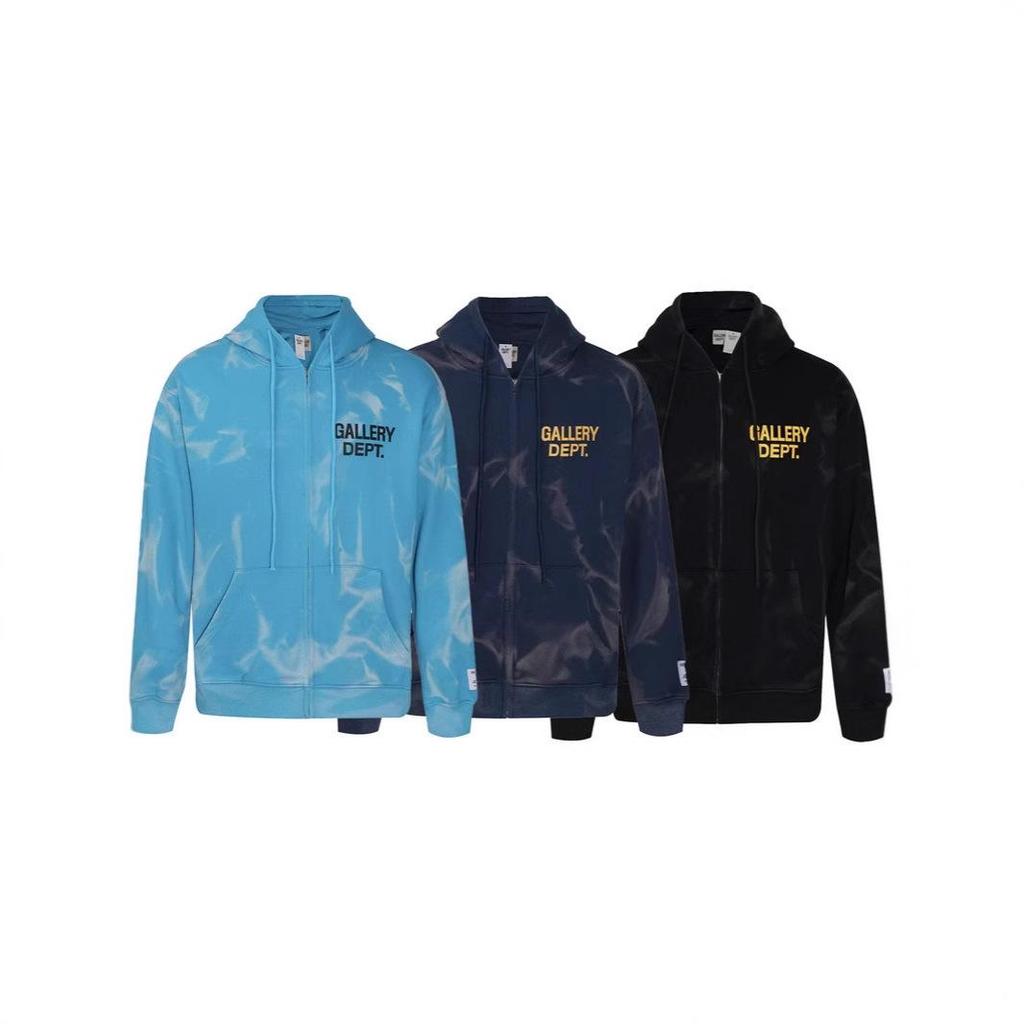 GALLERY DEPT TIDE Unisex Modny Klasyczny Bawełniany Bluza z Kapturem Frotte