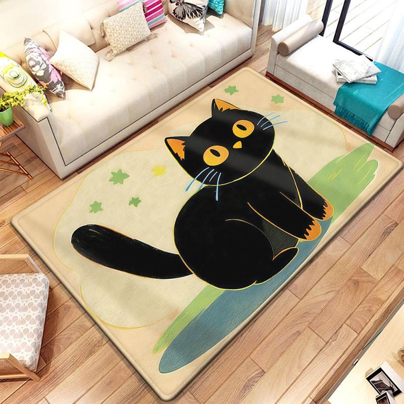 Cartoon Carpet Anime Rug Living Room Bedroom Large Carpet Bathroom Floor Mat Kitchen Door Mat Children's Room Home Decoration