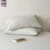 Solstice 100% Cotton Pillowcase Set - 2pcs Stripe 48x74cm, Skin-Friendly Funda Almohada Cushion Cover