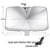 Foldable Car Windshield Sunshade - Heat Insulation & Sun Protection Curtain