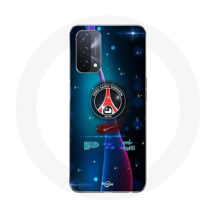 Coque - MANIACASE - Oppo A93 5G - Noir - Nike Paris Saint Germain - Souple