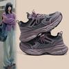 Raspberry Purple Dad Shoes New Ins Student Campus Platform Sports Running Casual Shoes