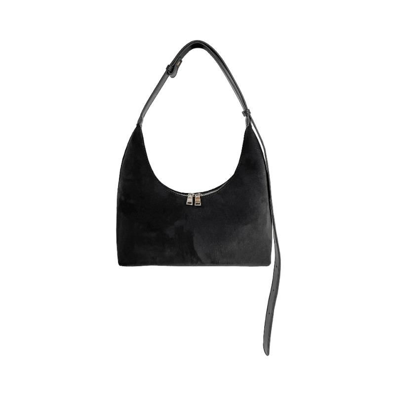 Retro Suede Bag Fashion Trend Portable Shoulder Bag Niche Autumn and Winter New Suede Messenger Bag Women