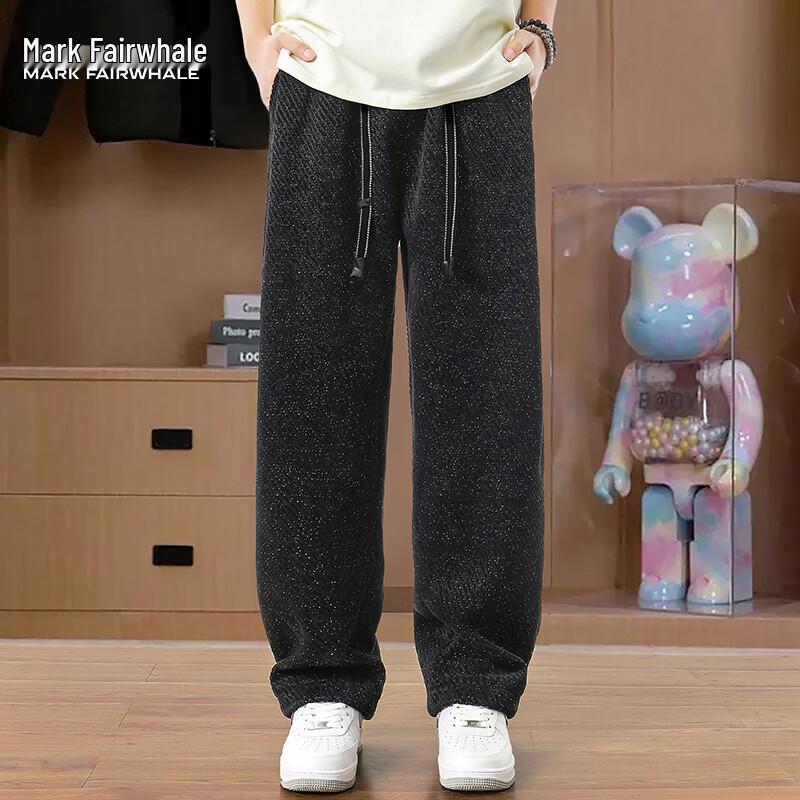 MARK FAIRWHALE Men s Loose Straight-Leg Casual Winter Pants 2XL
