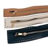 27cm Practical Replaceable Zipper DIY Sewing Leather Zipper Useful For Crochet Bag Handbag Hardware Solid Color Stitch Zipper